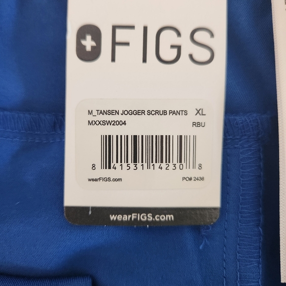Figs Mens Tansen Jogger Scrub Pants Blue Size XL - Picture 4 of 5